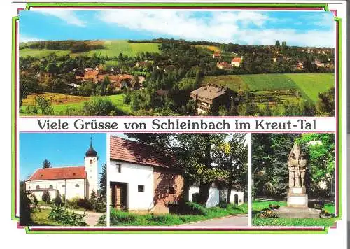 Viele Grüße von Schleinbach im Kreut-Tal - 4 Ansichten - von 1990 (AK6368)