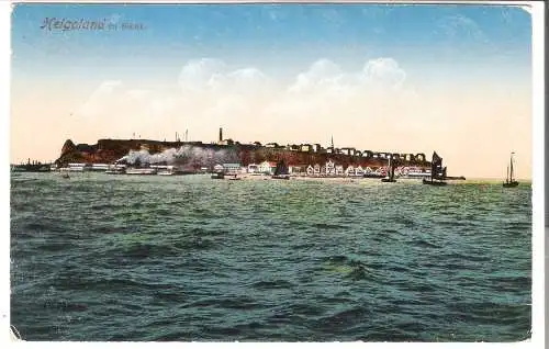 Helgoland in Sicht - von 1918 (AK6377)