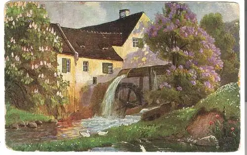 Wasser-Mühle  - von 1915 (AK6386)