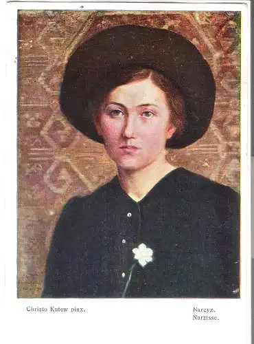 Narcyz.- Narzisse - von Christo Kutew pinx.  - von 1915 (AK6387)