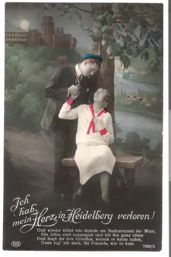 Liebes-Paar - Ich hab' mein Herz in Heidelberg verloren!   - von 1926 (AK6397)