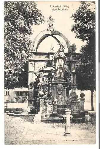 Hammelburg - Marktbrunnen   - von 1917 (AK6401)