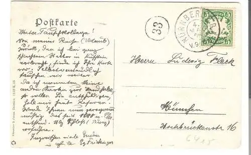 Nürnberg - Museumsbrücke u. Plobenhof  - von 1906 (AK6415)