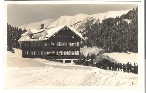 Alpengasthof Auenhütte 1340m - Besitzer Otto Herz. - von 1952 (AK6422)