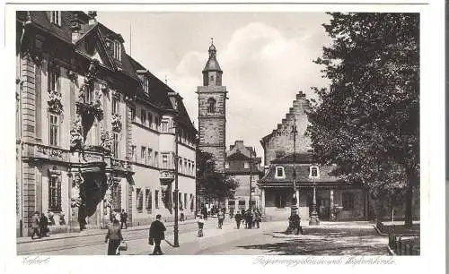 Erfurt - Regierungsgebäude und Wigbertikirche - von 1922 (AK6434)
