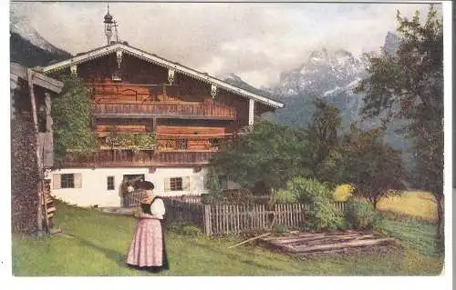 Bauernhof in den Bergen - Raum Stuttgart - von 1915 (AK6437)