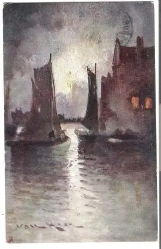 The Riverside - von Professor van Hier - TUCK'S POSTCARD  - von 1909 (AK6464)