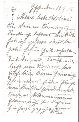 Als er wiederkam.   - von 1917 (AK6506)