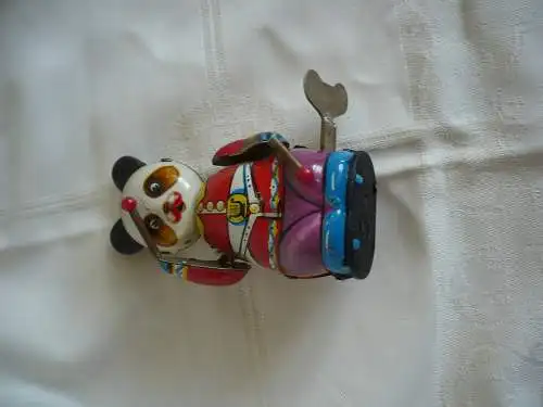 Blechspielzeug - Trommelnder Bär - Trommel fehlt - älter   (1060) Preis reduziert