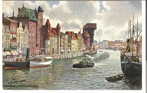 DANZIG - LANGEBRÜCKE - von 1912 (AK6523)
