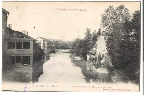 Oloron-Saint-Marie - Vue Prise du Pont D'Oloron sur le Gate - von 1918 (AK6530)