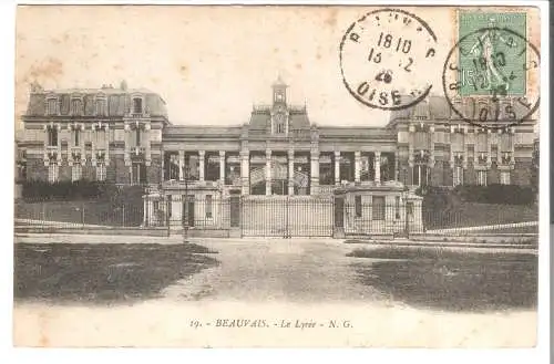 BEAUVAIS - Le lycée - N. G. - von 1926 (AK6533)