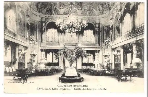Aix-les-Bains  - Salle de Jeu du Cercle - von 1910 (AK6543)