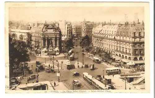PARIS - La Place Saint Michel  - von 1933 (AK6549)