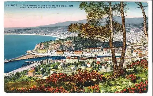 NICE - Vue Générale prise du Mont Boron  - von 1927 (AK6589)