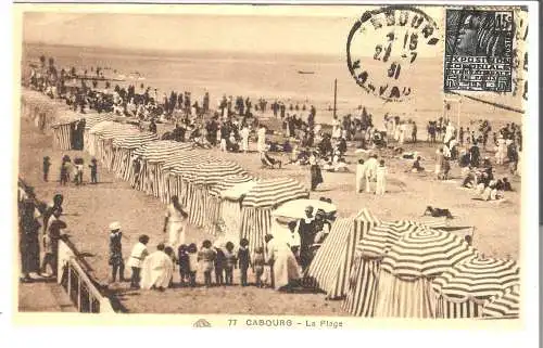 CABOURG - La Plage  - von 1931 (AK6596)
