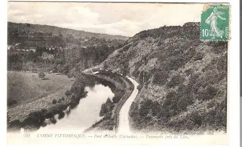 L'ORNE PITTORESQUE - Pont d'Ouilly - Panorama pris du Lion  - von 1922 (AK6599)
