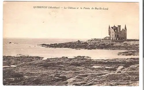Quiberon - Le Château et la Pointe de Beg Er-Land  - von 1932 (AK6608)