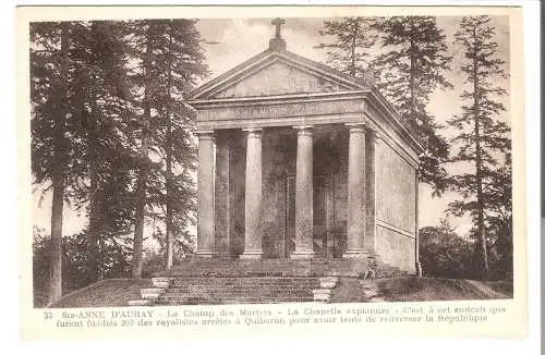 Ste-Anne d'Auray - Le Champ des Martyrs - La Chapelle expiatoire  - von 1932 (AK6609)