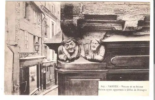 VANNES - Vannes et sa Femme - Maison ayant appartenu à Gilles de Bretagne  - von 1932 (AK6611)