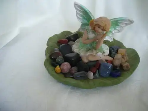 Elfen-Schale mit Quarzen, Edelsteine und Halbedelsteine (1131) Preis reduziert