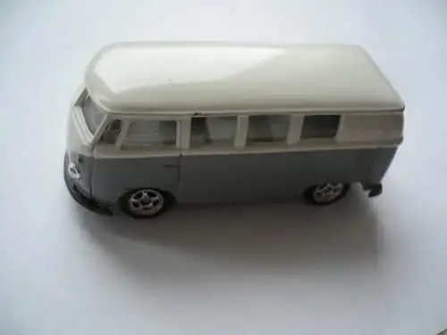"WELLY"-Modellauto - VW Bus - Bully Van - grau/weiß - 1962   (1141) Preis reduziert