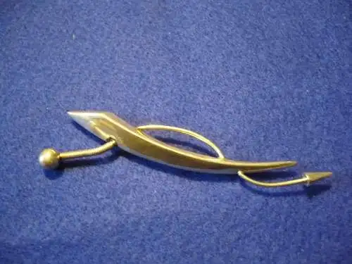 Lange Silber-Brosche - 925er Silber  (1143) Preis reduziert