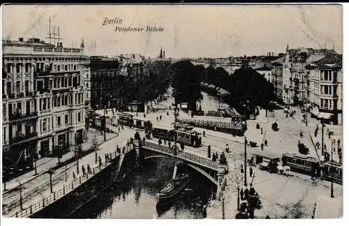 Berlin - Potsdamer Brücke - von 1908 (AK6664)