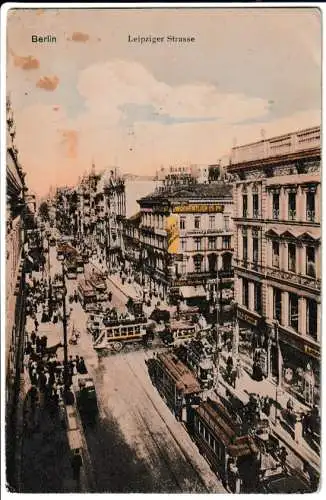 Berlin - Leipziger Strasse - von 1905 (AK6673)