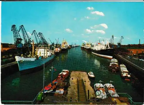 BREMEN - Überseehafen - von 1964 (AK6683)