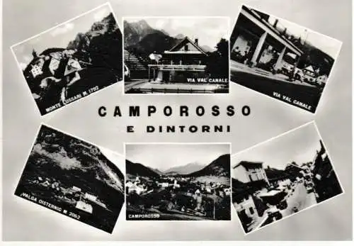 Camporosso e dintorni - Saifuitz mit Umgebung - 6 Ansichten - von 1958 (AK6690)