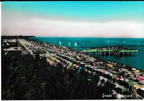 Grado - La plage - von 1964 (AK6693)