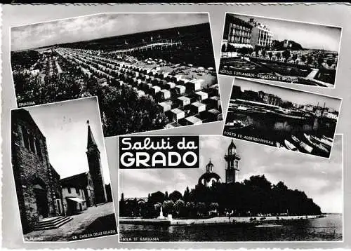 Saluti da GRADO - 5 Ansichten - von 1966 (AK6695)