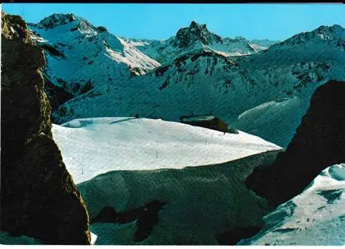 "ULMER HÜTTE" - Pension - Restaurant - Eisbar - St. Anton am Arlberg - von 1965 (AK6701)
