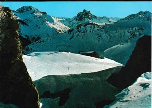 "ULMER HÜTTE" - Pension - Restaurant - Eisbar - St. Anton am Arlberg - von 1965 (AK6705)