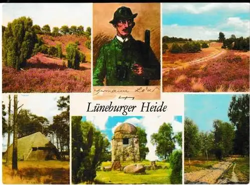 Lüneburger Heide - 6 Ansichten - von 1984 (AK6718)