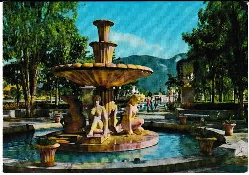 Fuente en el Paseo de los Próceres - CARACAS - VENEZUELA - von 1960 (AK6736)