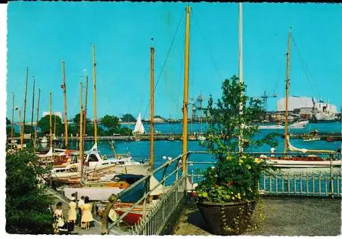 KOPENHAGEN - Jachthafen- von 1964 (AK6748)