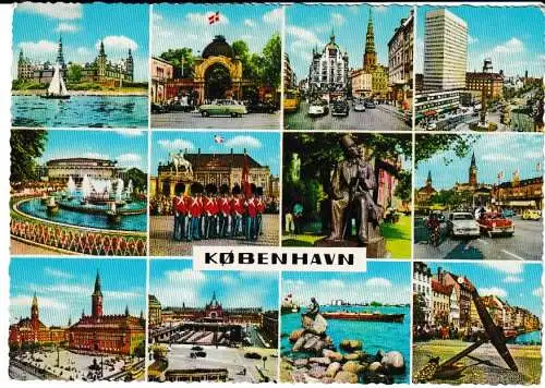 KOPENHAGEN - 12 Ansichten - von 1961 (AK6752)
