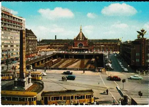 KOPENHAGEN - Hauptbahnhof - von 1961 (AK6753)