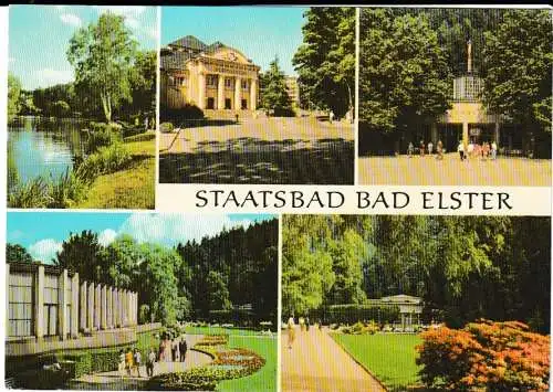 STAATSBAD - BAD ELSTER - 5 Ansichten - von 1966 (AK6759)