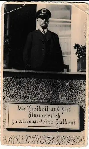 Johannes Hohenstein( 65J.), Die Freiheit und das Himmelreich gewinnen keine halben! - von 1943 (AK6785)