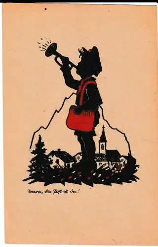 Trara, die Post ist da ! - von 1953 (AK6793)