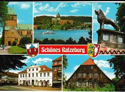 Schönes Ratzeburg - 5 Ansichten - von 1974 (AK6798)
