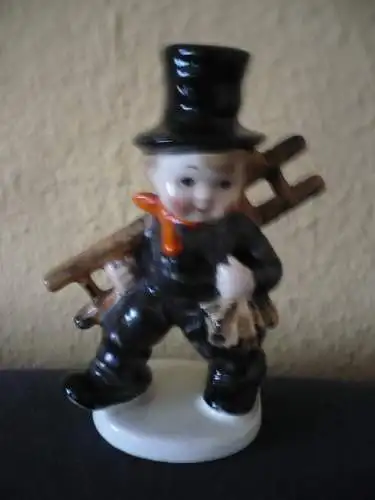 Porzellan-Figur - Schornsteinfeger - älter (1199)