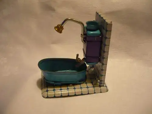 Blechspielzeug - Badewanne mit Dusche - Georg Zimmermann - Zirndorf - älter (1207)