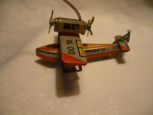 Blechspielzeug - Wasserflugzeug - Dornier 18 - Made in China - älter (1211)