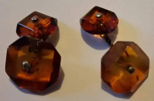 Paar Bernstein-Manschettenknöpfe von ca. 1950 (1255)