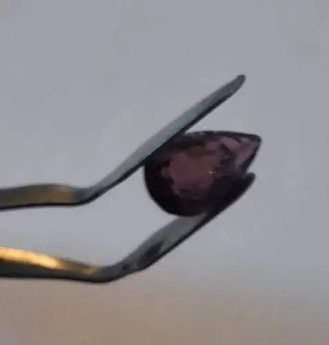 TURMALIN - 2,7ct - natural - unheated - Tropfenschliff - TOP HOT Pink charming - Ursprung Nigeria (1270)