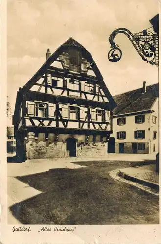 AK Gaildorf Altes Bräuhaus ca. 1905 ? ungelaufen